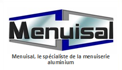 Logo menuisier aluminium sur Lille, Menuisal